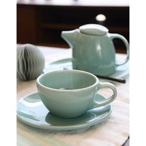 킨토 Topo 토포 커피 티타임 시리즈(5162)커피잔 티포트 플레이트, 커피잔 세트 화이트(5162A)