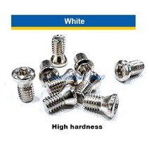 저렴한 나사 50 개 M2.5 * 6/3*8/3*10/3.5*9/3.5*12/4*8/4*10/5*12 Torx CNC 공구 홀더 및 밀링 커터 예, 02 White_06 M3x8 50PCS