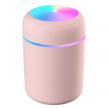300ML USB 미니 가습기 공기 청정기 오일 아로마 디퓨저 쿨 미스트 스프레이어, 분홍