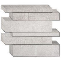 깨지지않는 간편 인테리어 붙이는 접착식 프리미엄 메탈 데코타일 (5개묶음무료배송), MZT__S14 (알라바스타스톤)_5개