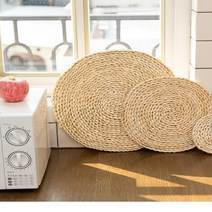 식탁 다용도 테이블 매트 라탄 밥솥 깔개 짚 또아리 똬리 마끈 양말목 냄비 받침