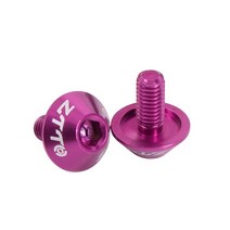 ZTTO-로드 바이크 C 브레이크 캘리퍼 볼트 병 케이지 나사 초경량 AL7075 자전거 키트 105 부품, 2pcs Purple
