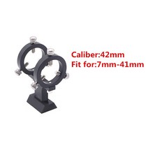 신제품 파인더 스코프 조정 가능 레이저 포인터 브래킷 42mm 50mm 66mm 알루미늄 6 포인트 가이드 링 천체, 01 S