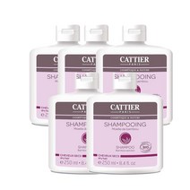 까띠에 밤부 샴푸 250ml Cattier Shampooing 프랑스화장품, 5팩