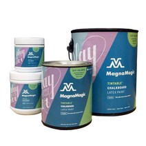 마그나매직 6가지컬러 칠판페인트 1GA (셀프벽지인테리어 아이방벽지인테리어 유치원인테리어 카페인테리어), 나이트블랙