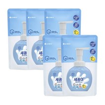 온더바디 세꼼마 버블 항균 핸드워시 리필 200ml 레몬 5개, 1세트