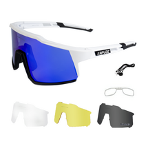 카프보에 KE9022 9종 자전거 4렌즈 풀패키지 선글라스 사이클 미러렌즈 + 편광렌즈 + 클리어렌즈 + 엘로우렌즈 + 클립 + 스트랩, 05