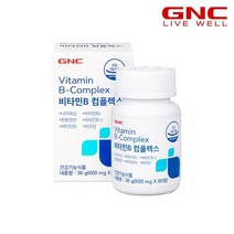[천삼백케이] [지앤씨] [GNC] 비타민B 컴플렉스 (60정) 30일분