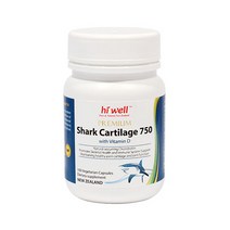 Hi Well Premium Shark Cartilage 750 100Vege Capsules