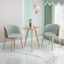 부부 안방 테이블세트 베란다 티테이블 카페 2인 원형, R타입, 상세페이지 참조