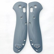 1쌍 8 색 지정 G10 저울 Benchmade 그립 에 대 한 tilian 551 접이식 칼 나이프 부품 DIY 액세서리 만들기, 08 1 Pair Gray