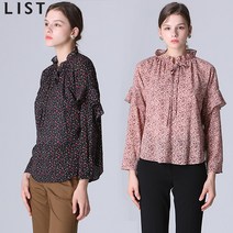 [리스트(LIST)] 러블리 플라워 블라우스 (택가격 118000원)