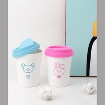 아이방 책상 파우더룸 화장대 미니휴지통 클린 청소용품 디자인 쓰레기통, 1개, 휴지통_쿠키