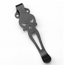 공구부품 1pc 나이프 다시 클립 접는 포켓 티타늄 합금 클램프 콜드 스틸 정찰기 1 DIY 액세서리, 한개옵션0