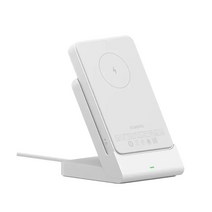 샤오미 2in1 맥세이프 무선 충전기 보조배터리 마그네틱 P05ZM 화이트, 1