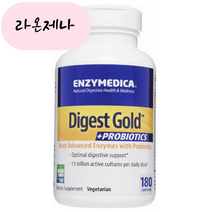 홈쇼핑 엔자이메디카 다이제스트 골드 플러스 프로바이오틱스 180캡슐 유산균, 1개, 180개