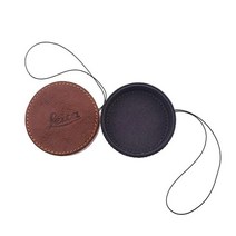 라이카 Q Q2 QP 카메라 렌즈 보호 커버 가죽 덮개, Q2 블랙 렌즈 캡 + 분실 방지 로프