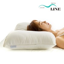 라인베개 목이편한 친환경 기능성 경추 꿀잠 목디스크 베개 2size