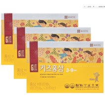 종근당건강 6년근 3-9세용 키즈홍삼 20ml x 30포, 90포