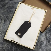 레이스 무지 택 블랙 종이택 포장택 마끈 라벨 상품택, 상세페이지 참조