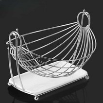 과일바구니 바구니 테이블 장식 농가 금속 원형 간식, 스테인레스 스틸 와이어 과일 바구니