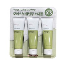 마녀공장 약산성 녹차 퓨리파잉 소다폼 120ml x 3개, 마녀공장 모이스처 소다폼 120mlx3