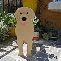 화분 세라믹 new diy dog ​​planter dog flower pot pet, 골든 리트리버