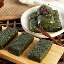 자연맛남 [자연맛남] 강원도 정선 수리취떡 냉동 인절미10개+ 찹쌀떡10개 (총20개/1kg), 1