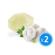 솔나라 세미콜론 천연 마늘비누 (저녁용) x2개