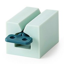 홈플라스틱 치약 압착기 튜브 1 개 쉬운 디스펜서 롤링 홀더 욕실 공급 치아 청소 액세서리, 04 Light blue