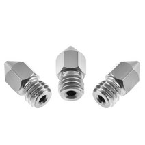 3D프린터 관련 부품 용품 5/10PCS MK8 스테인레스 스틸 노즐 압출기 헤드 A8 A8Plus Ender 3 CR10 3D, 02 0.2mm_02 5PCS