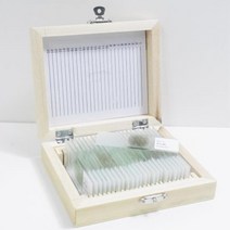 암석 입자관찰 실험용 박편 프레파라트 24종 지질 연구 고등학교 초등교구 수업용