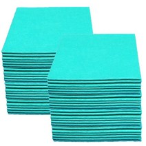 하트민 펄프 컬러행주 38x38cm 두꺼운 부직포행주, 초록100장