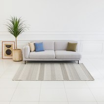 [JAJU/자주] 먼지 없는 벨기에 발타 러그_160cmX230cm_WOVEN_브라운
