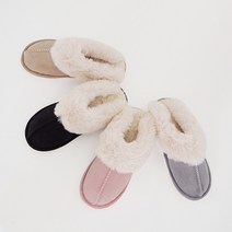 [슈플랜] 부드러운 퍼 슬리퍼 털슬리퍼 방한 사무실 퍼슬리퍼 3color S-00K