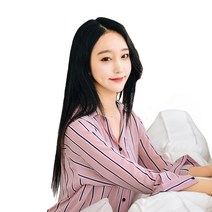 프리티레이디 50cm 인모100% 셀프 똑딱핀 가발 9피스(A) 고급레미모, 2핀x6개+3핀x3개, #6