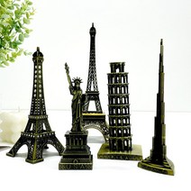 에펠탑 자유의여신상 파사의사탑 부르즈할리파 미니어처, 큐빅 에펠탑
