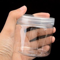 원통형 플라스틱 보틀 투명 샘플병 보관케이스 자개보석함 액체괴물 재료통 공병, 7cm-200ml