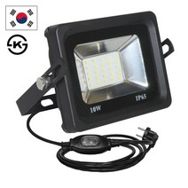 엔와이코리아 LED 10W 투광기 투광등 작업등 플러그연결, 10W -주광색, 1개