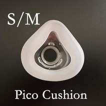 코골이방지 양압기 CPAP 마스크 쿠션 인공 호흡기 액세서리 필립스 피코 코 마스크 헤드 기어 클립 실리콘, 02 Cushion-SM
