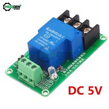 DC 5V 12V 24V 1 채널 30A 릴레이 모듈 보드 옵토 커플러 절연 하이 레벨 및 로우 레벨 트리거 릴레이 모, 01 DC 5V