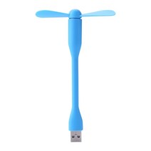 미니 선풍기휴대용무선목USB충전식강력시원한손풍기목풍기 1PC USB 팬 유연한 Bendable 냉각 보조베터리 노트북 PC AC 충전기 휴대용 핸드 컴퓨터 여름 가제트, [05] USB Blue
