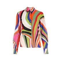 23SS EMILIO PUCCI 멀티컬러 코튼 셔츠 3ERJ063E784 037