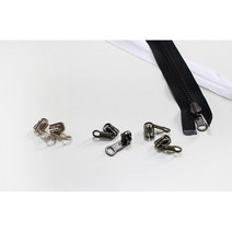 릴리패브릭 2개입) 5호 리버시블 양면지퍼머리 지퍼슬라이더(3컬러) - 비슬론지퍼머리, 03 엔틱