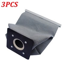 10x11cm 범용 재사용 가능한 빨 수있는 먼지 헝겊 가방 진공 청소기 카드 구멍 5cm 필립스 일렉트로 룩스 LG 하이얼 삼성 호환, [01] 3 PCS