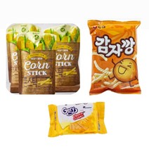 노브랜드 콘스틱스낵 +게리크래커 치즈 +농심 고구마깡 봉지과자