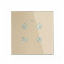 스마트홈 자동화EU/영국 표준 스마트 홈 키트 조명 스위치 오토메이션 모바일 앱/음성 원격 제어 시리 구, [12] Gold 4 Gang