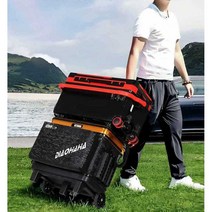 낚시 태클 박스 다기능 튼튼한 캐리어 카트 바퀴 바다, A