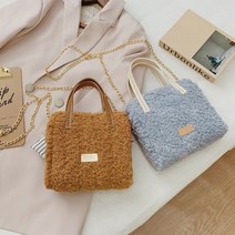 양털 토트백 diy 네트 공예 코바늘 가방 뜨기 망스티치 네트백 네트백뜨기 가방뜨기, 2양털토트백-크림