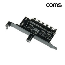 Coms 쿨러 팬 속도 조절기 전원 분배 변환기 12V IDE 전원 to 4Px6 다이얼 1EA IH189, 1, 본상품선택